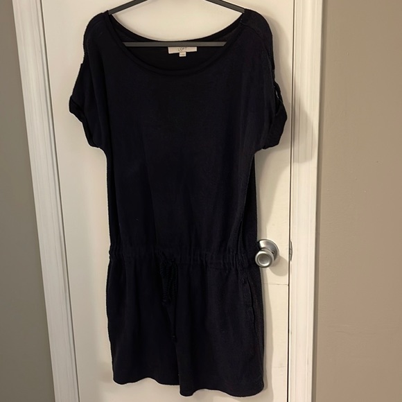 LOFT Dresses & Skirts - Loft Medium coverup house errand dress terry cloth material beach ready
